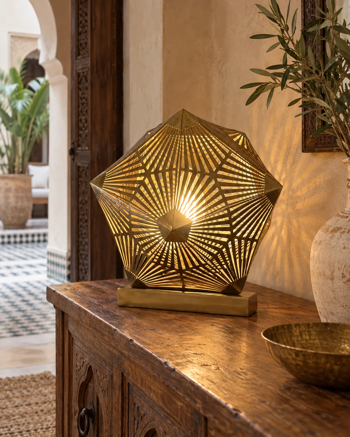 Lampe de table Bab Ftouh rayonnante
