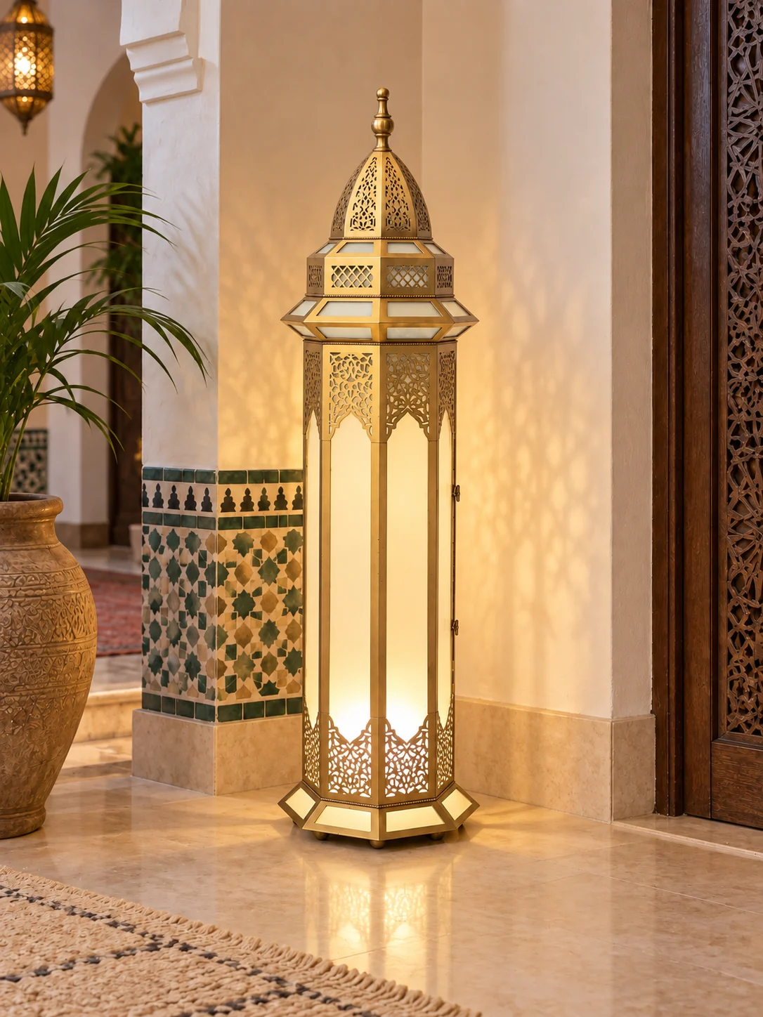 Lanterne de sol Bab Guissa — modèle moyen