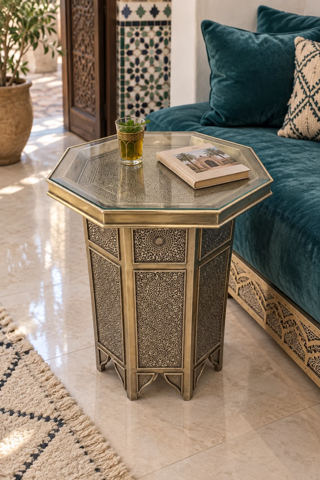 Table d'appoint Dar Debibagh octogonale